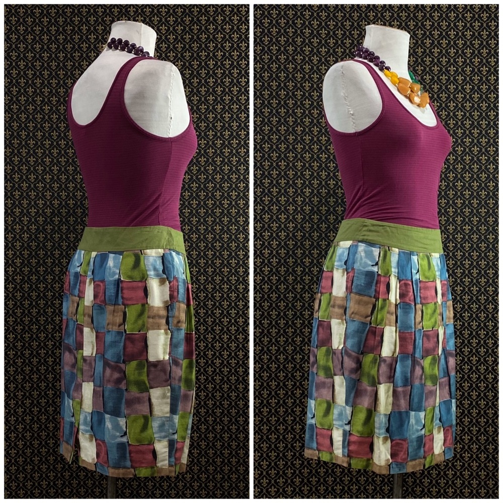 Anthro Patchwork Print Scarf By Ipsa View 3